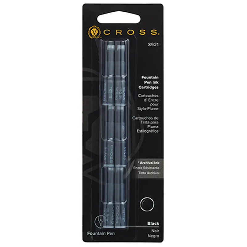 Cross Fountain Pen Ink Cartridges - 6 Cartridges