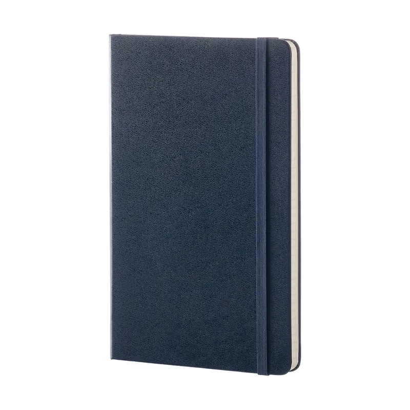 Moleskine Classic Large Hard Cover Notebook (Ruled) - Sapphire Blue