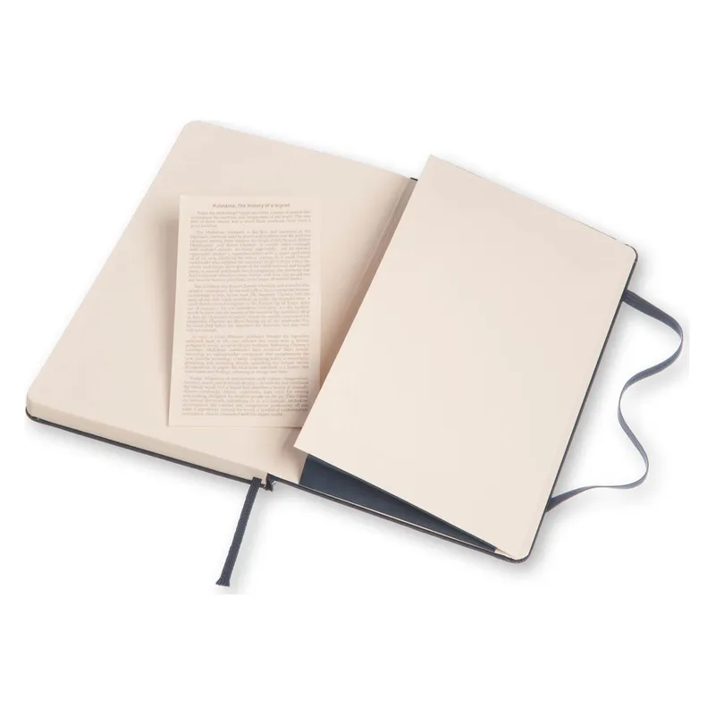 Moleskine Classic Large Hard Cover Notebook (Ruled) - Sapphire Blue