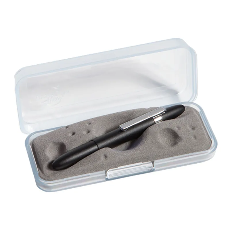 Fisher Space 400BC-CL Bullet Ballpoint pen with Chrome clip Matte Black & Chrome