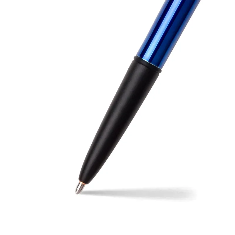 Fisher Space 4000BBB-BCL Bullet Ballpoint pen with Matte Black Finger Grip & Clip Blueberry