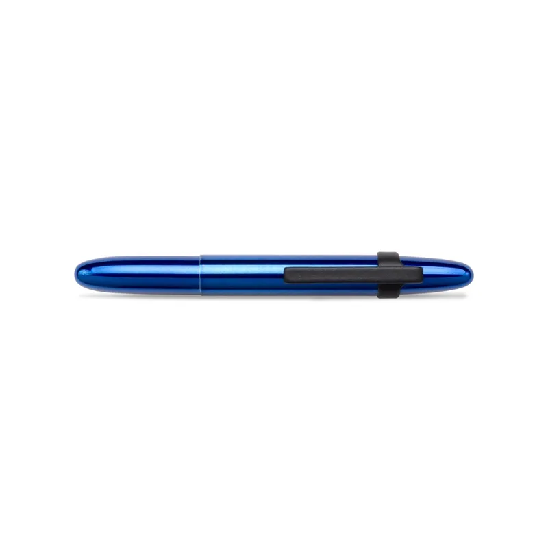 Fisher Space 4000BBB-BCL Bullet Ballpoint pen with Matte Black Finger Grip & Clip Blueberry
