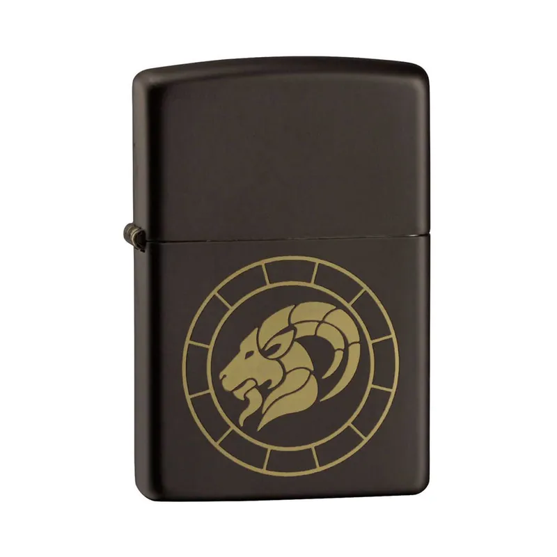Zippo Lighter 218.MB401293 Capricorn Zodiac Sign Black
