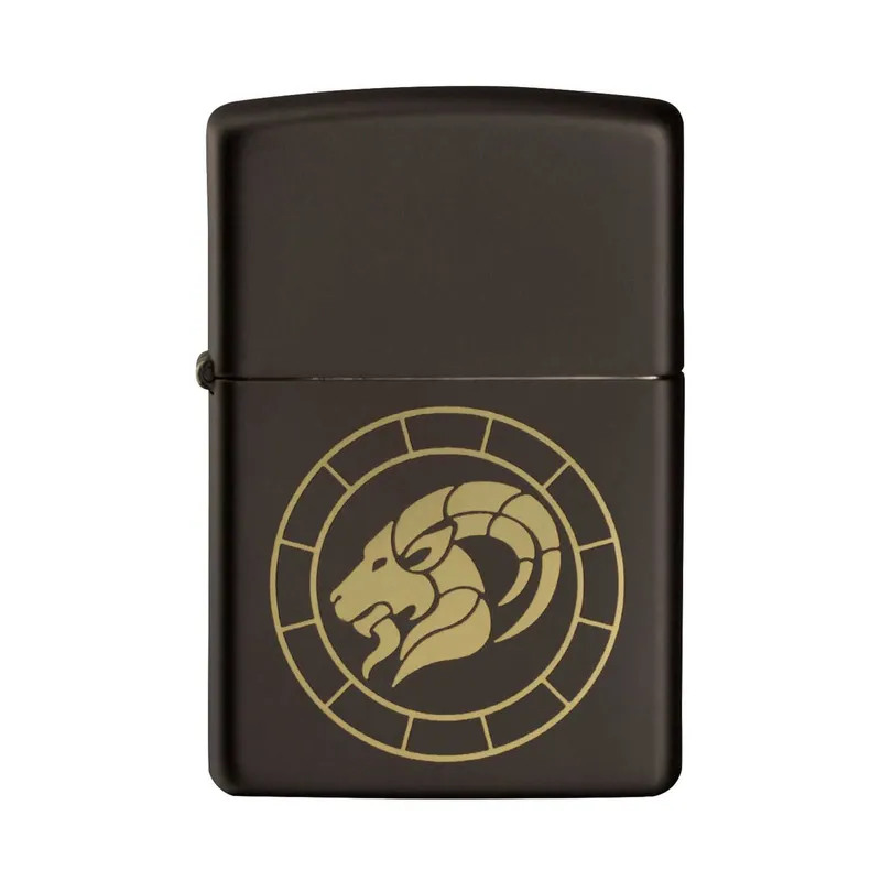 Zippo Lighter 218.MB401293 Capricorn Zodiac Sign Black