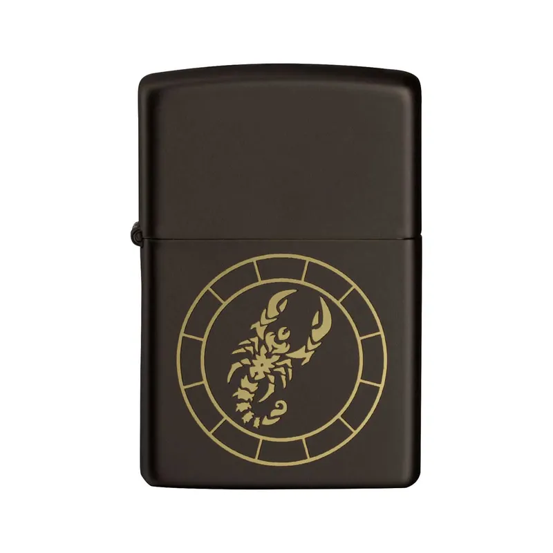 Zippo Lighter 218.MB401291 Scorpio Zodiac Sign Black