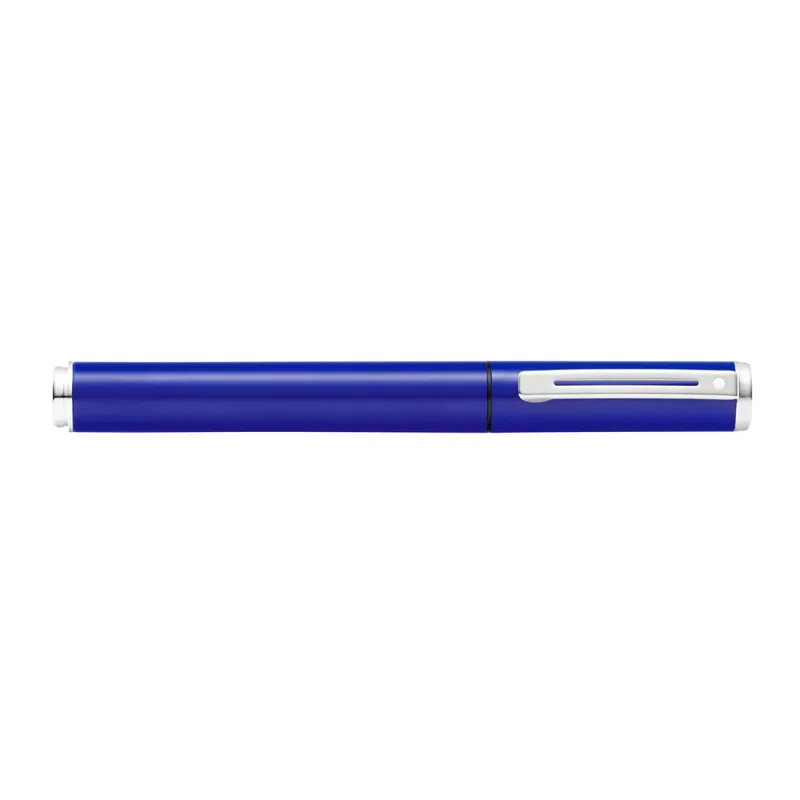 Sheaffer 9201 Pop Fountain Pen (Medium) Blue with Chrome-Plated Trim
