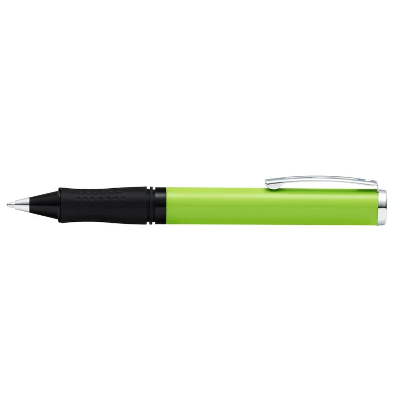 Sheaffer 9202 Pop Ballpoint Pen Lime Green with Chrome-Plated Trim