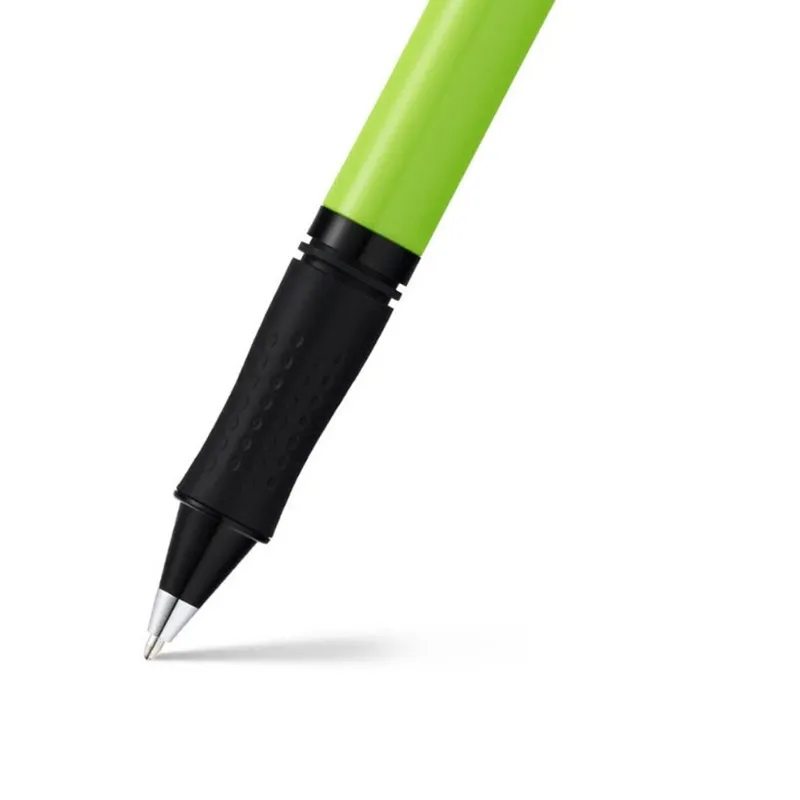 Sheaffer 9202 Pop Ballpoint Pen Lime Green with Chrome-Plated Trim