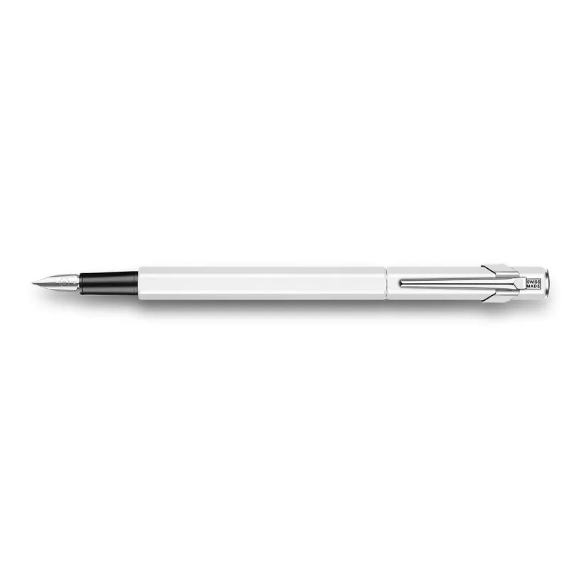Caran d'Ache 849 Classic Fountain Pen (Medium) White