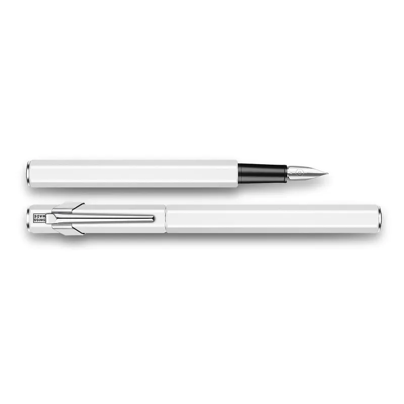 Caran d'Ache 849 Classic Fountain Pen (Medium) White