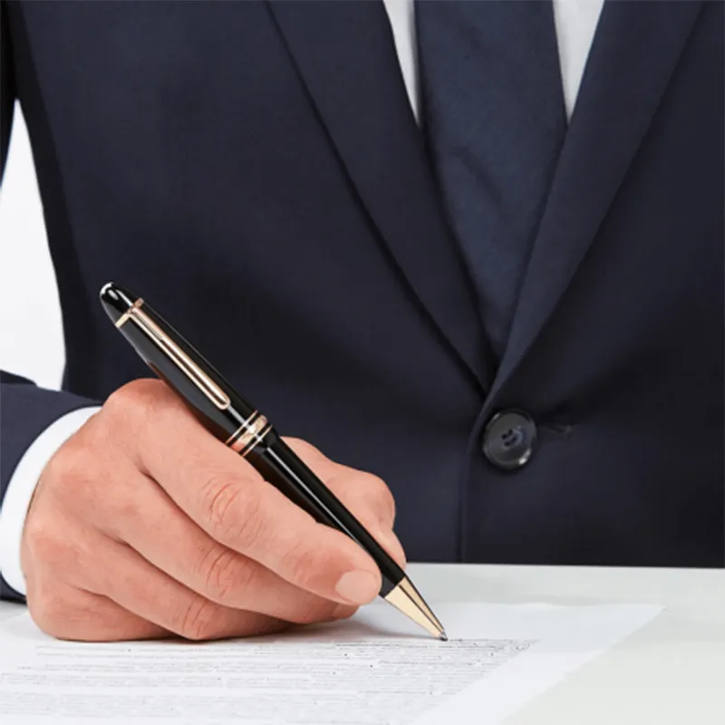 Montblanc MeisterstÃ¼ck Legrand Ballpoint Pen - Black With Red Gold Trims