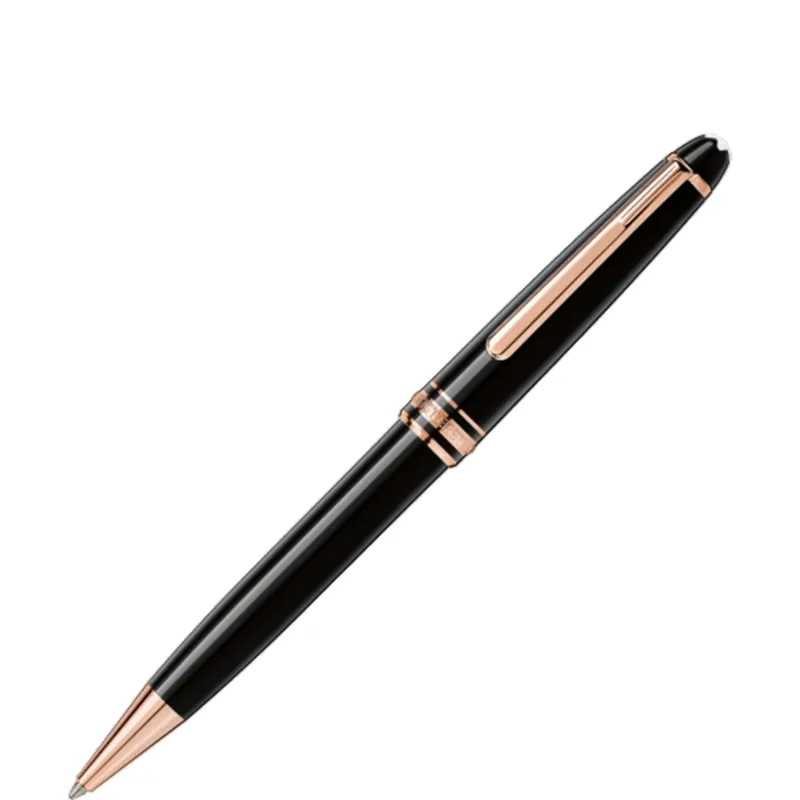 Montblanc MeisterstÃ¼ck Classique Ballpoint Pen - Black With Red Gold Trims