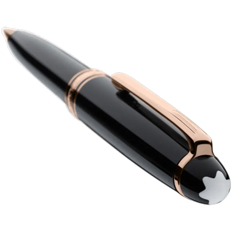 Montblanc MeisterstÃ¼ck Classique Ballpoint Pen - Black With Red Gold Trims