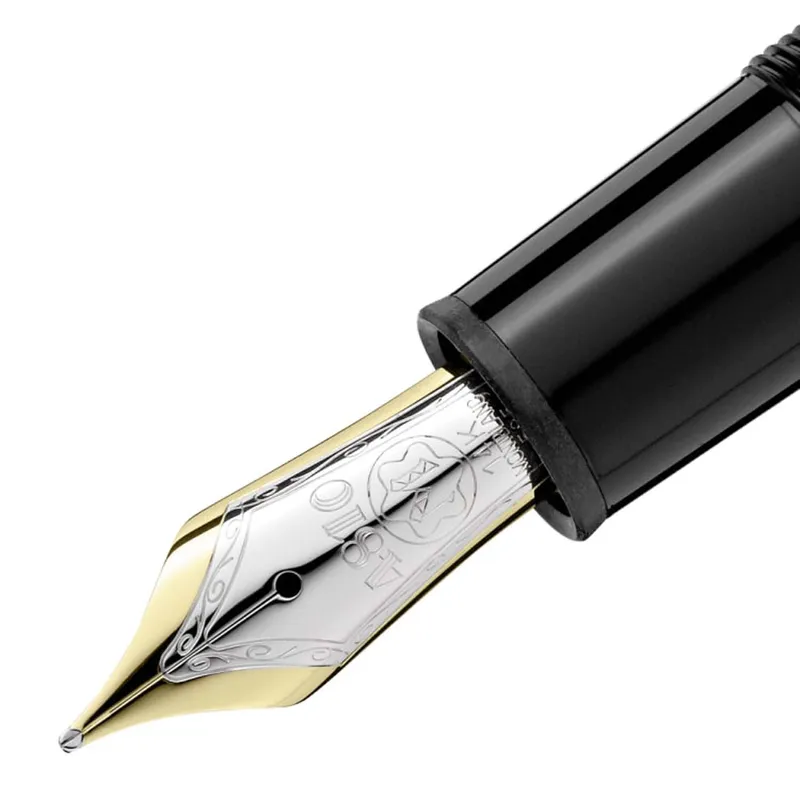 Montblanc MeisterstÃÂ¼ck Legrand Medium Fountain Pen - Black With Platinum Trims