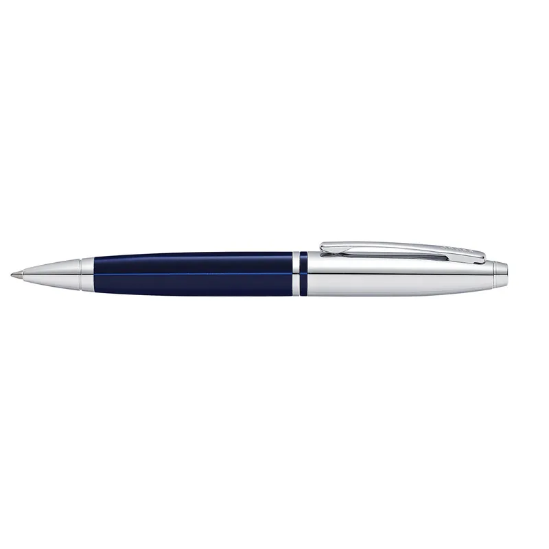 Cross AT0112-3 Calais Ballpoint Pen Blue & Chrome