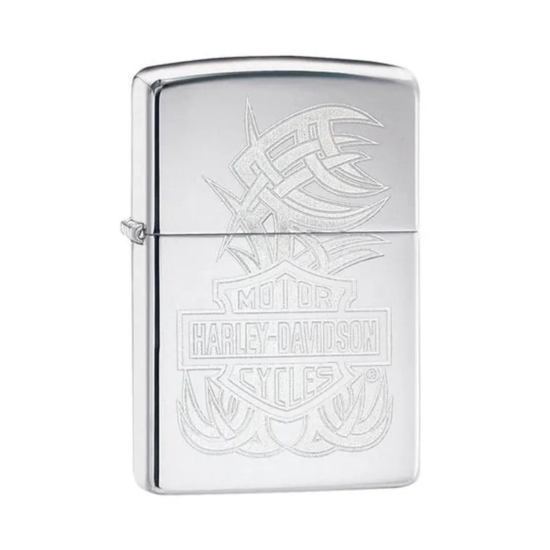 Zippo Lighter 29500 Harley-Davidson Chrome
