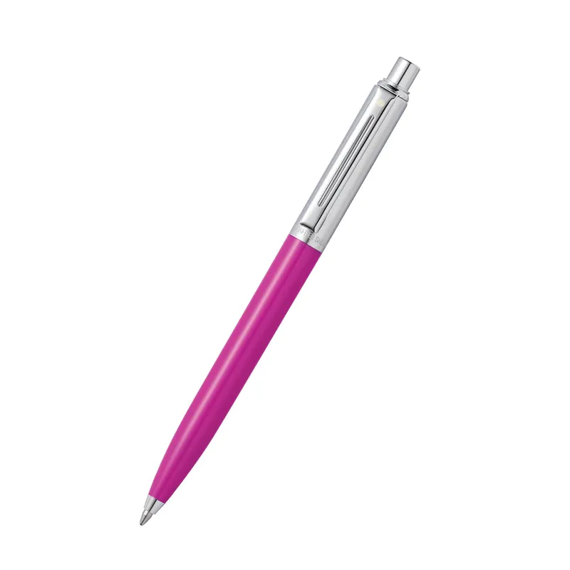 Sheaffer 321 Sentinel Ballpoint Pen Fuchsia Pink with Chrome Trim