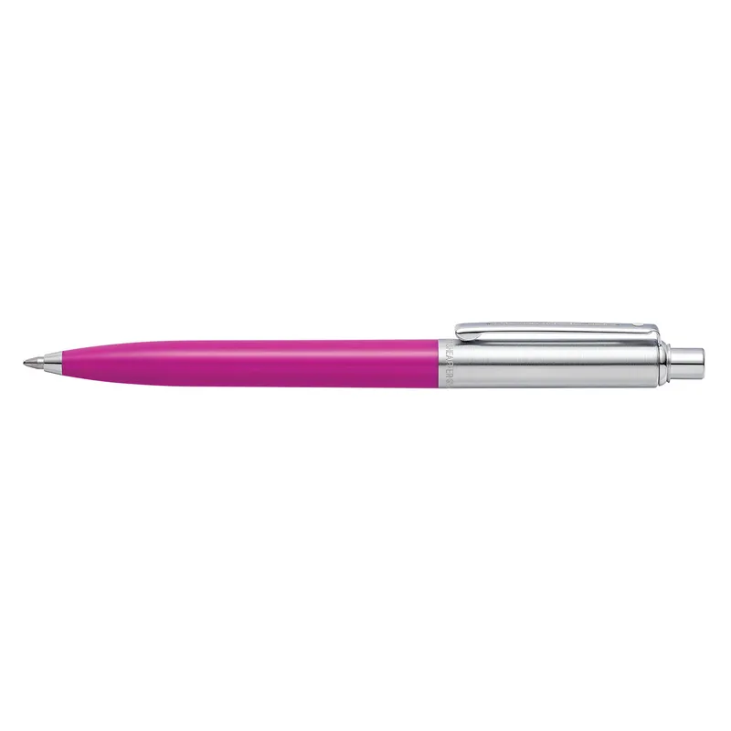 Sheaffer 321 Sentinel Ballpoint Pen Fuchsia Pink with Chrome Trim