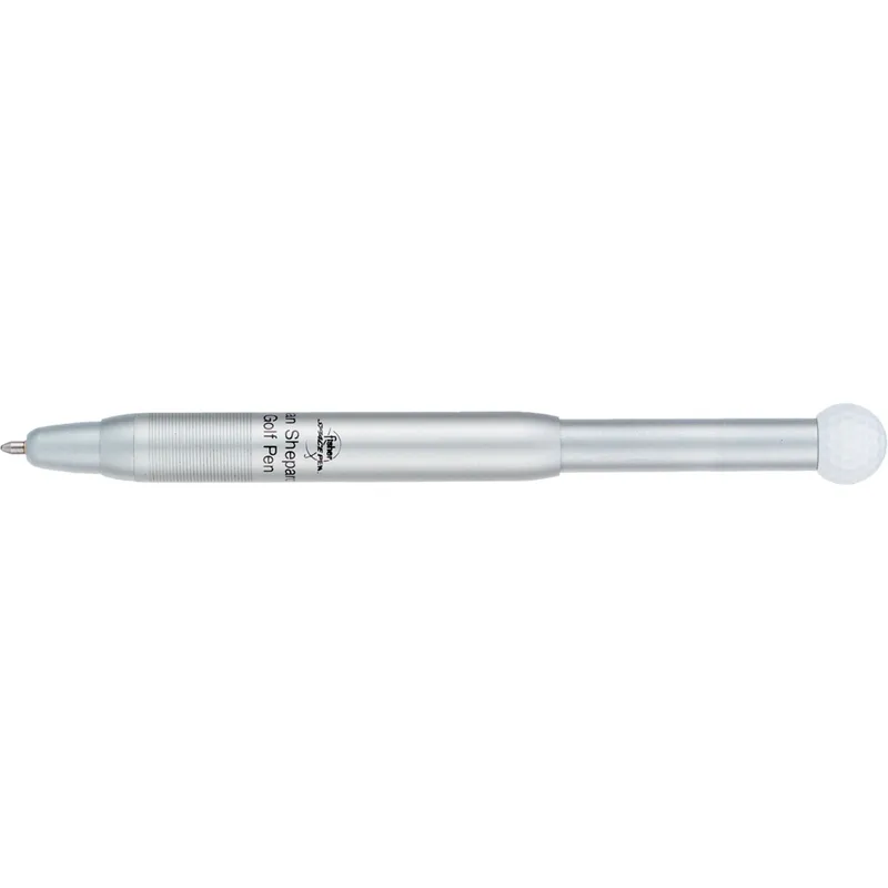 Fisher Space ALAN SHEPARD TELESCOPING Ballpoint Pen with mini golf ball Matte Aluminium