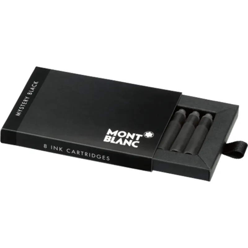 Montblanc 105191 Ink Cartridge (8 Cartridges/Pack) Mystery Black