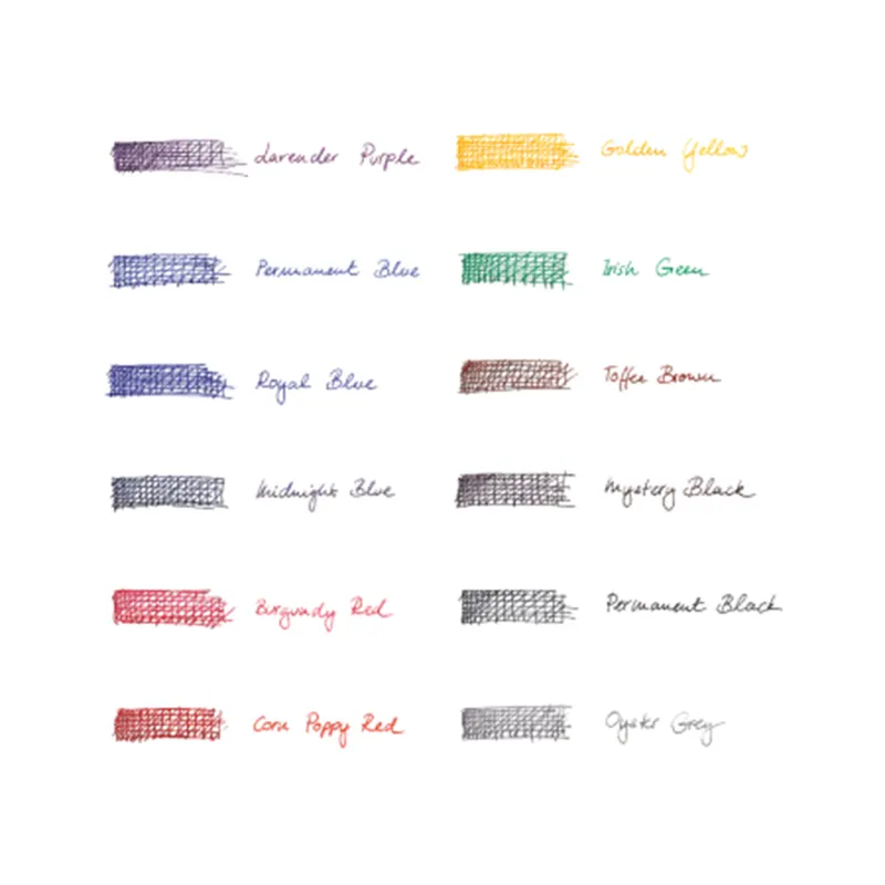 Montblanc 105191 Ink Cartridge (8 Cartridges/Pack) Mystery Black