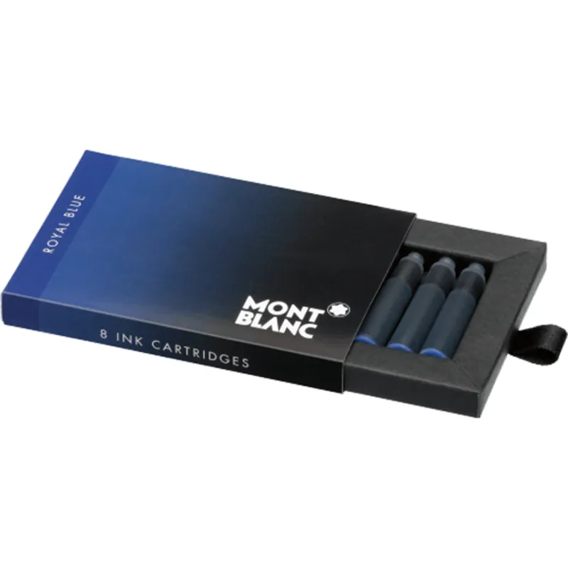 Montblanc 105193 Ink Cartridge (8 Cartridges/Pack) Royal Blue
