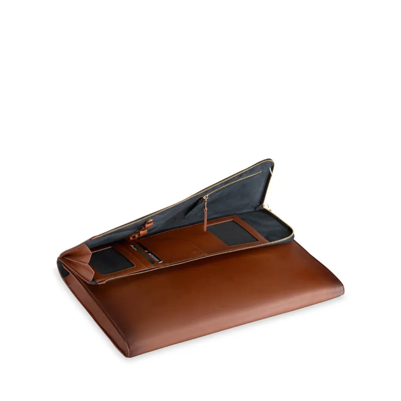 Lapis Bard Ducorium Bexley 13Inch Laptop Sleeve with Shoulder Strap Cognac