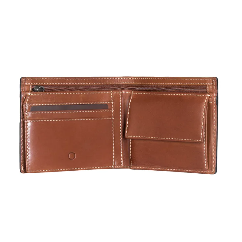 Jekyll & Hide 1951TECL Texas Large Bifold Wallet With Coin Pouch - Clay