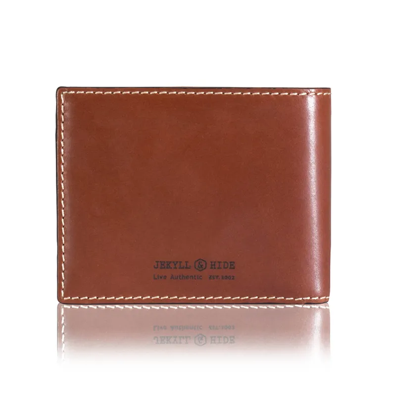 Jekyll & Hide 1951TECL Texas Large Bifold Wallet With Coin Pouch - Clay