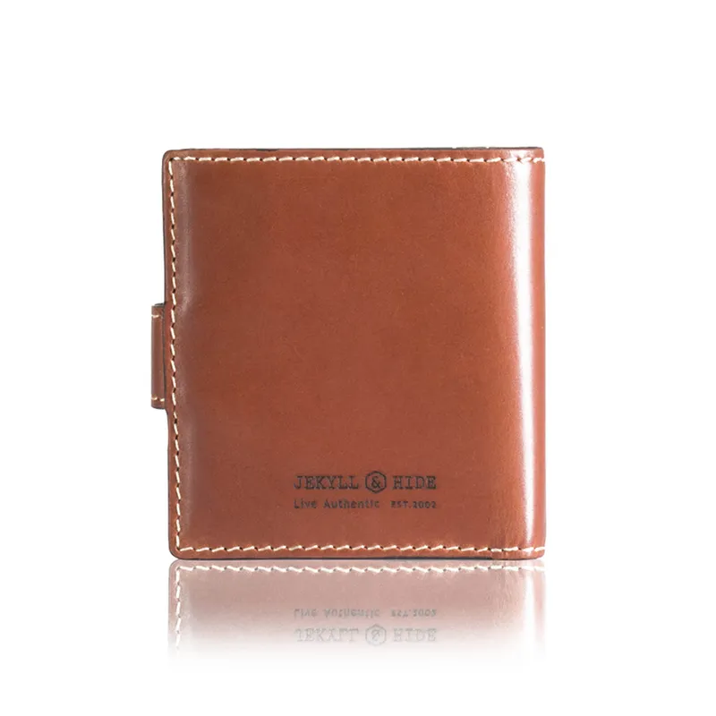 Jekyll & Hide 9265TECL Texas Trifold Wallet With Coin And Tab- Clay