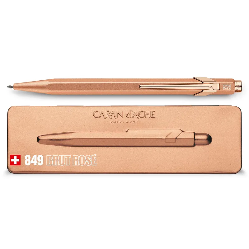 Caran d'Ache 849 Special Edition 'Brut Rose' Ballpoint Pen Brut Rose