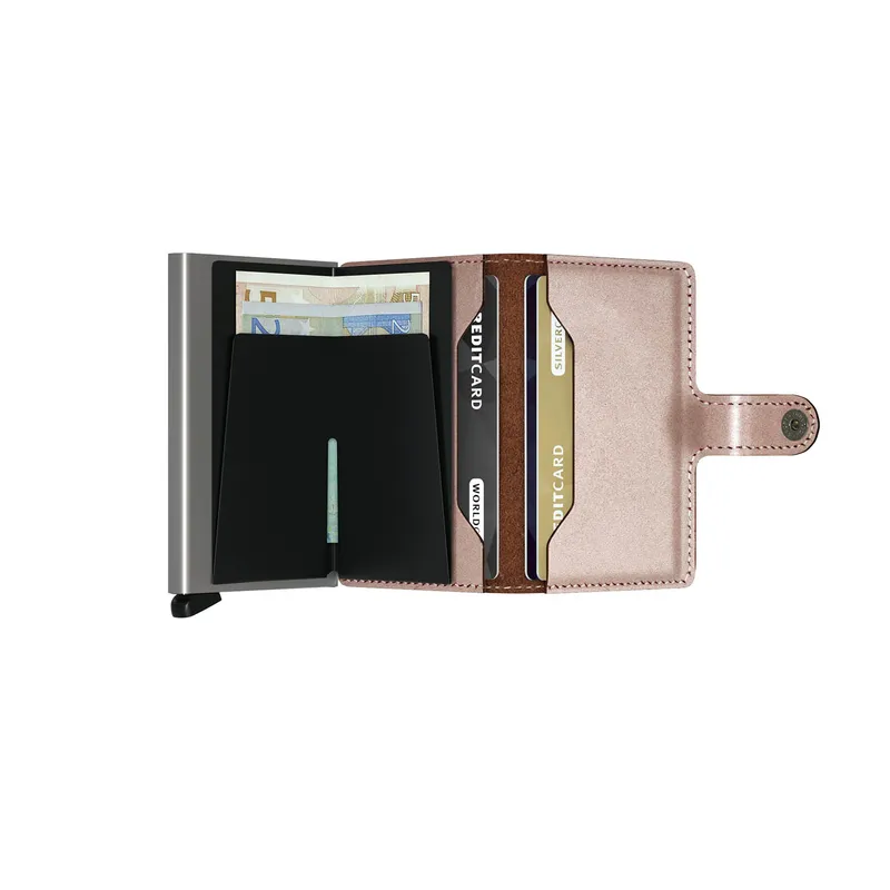 Secrid Miniwallet Metallic Rose