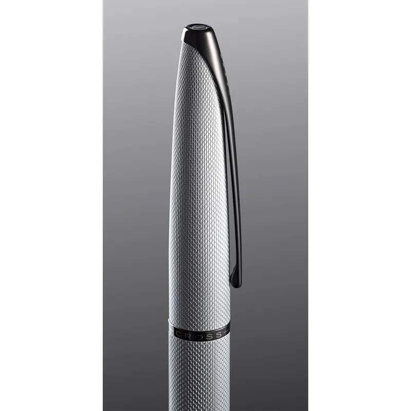 Cross 882-43 ATX Ballpoint Pen Brushed Chrome With Black Trims