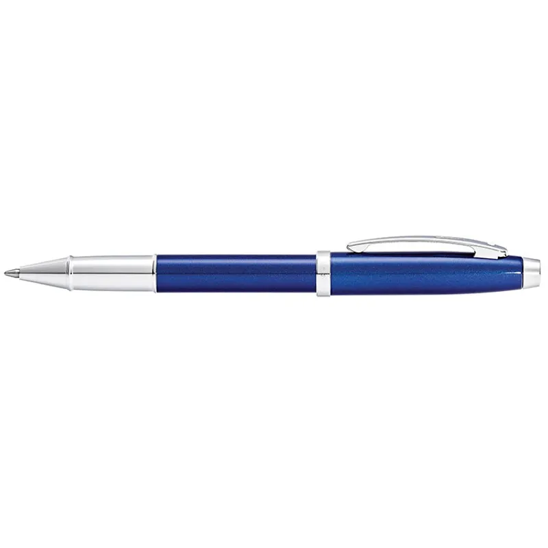 Sheaffer Gift 100 Rollerball Pen Glossy Blue with Chrome-Plated Trim