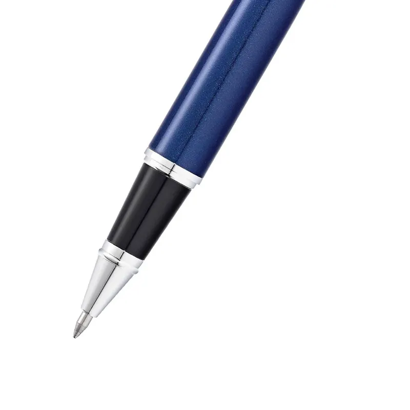 Sheaffer Gift 300 Rollerball Pen Glossy Blue with Chrome-Plated Trim