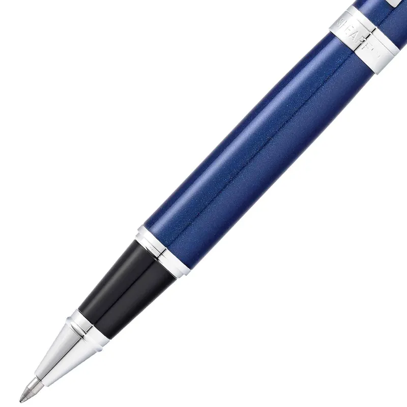 Sheaffer Gift 300 Rollerball Pen Glossy Blue with Chrome-Plated Trim