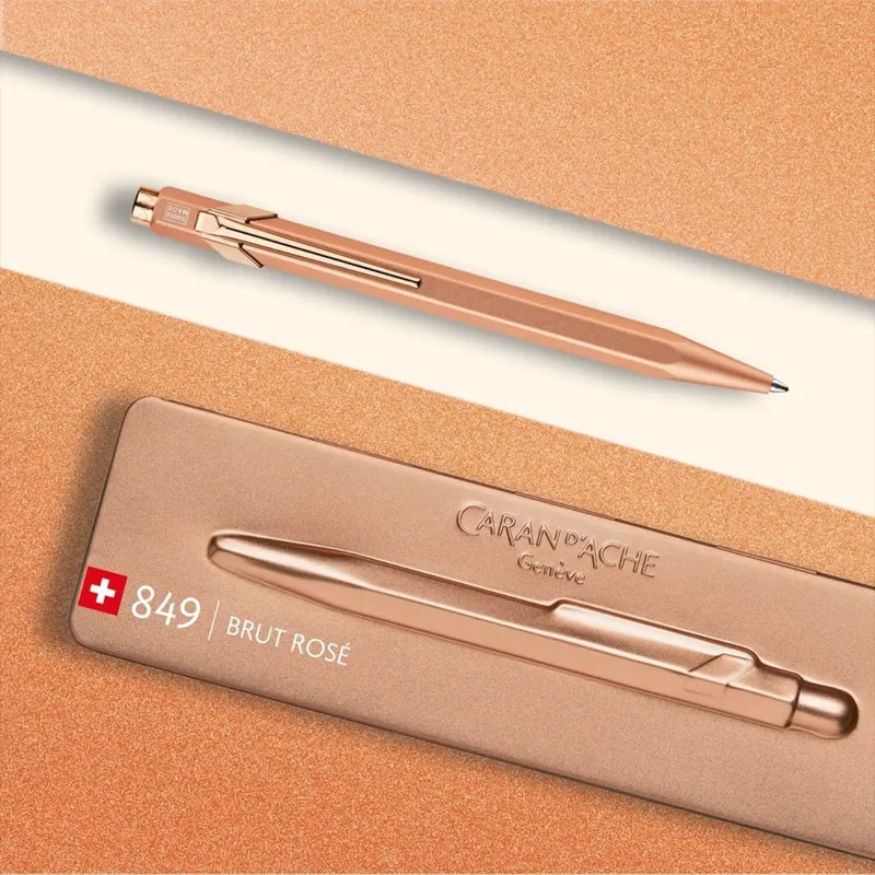 Caran d'Ache 849 Special Edition 'Brut Rose' Ballpoint Pen Brut Rose