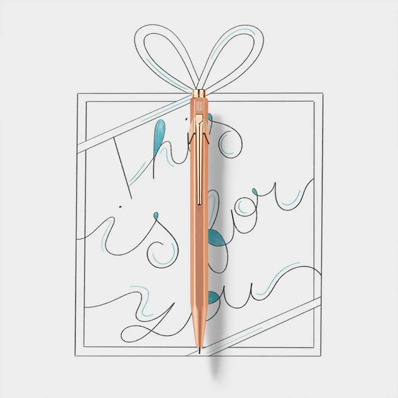 Caran d'Ache 849 Special Edition 'Brut Rose' Ballpoint Pen Brut Rose