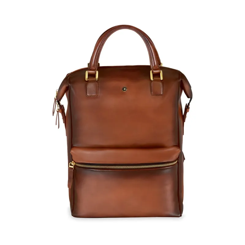 Lapis Bard Ducorium Roxton 15Inch Laptop Backpack Bag Cognac