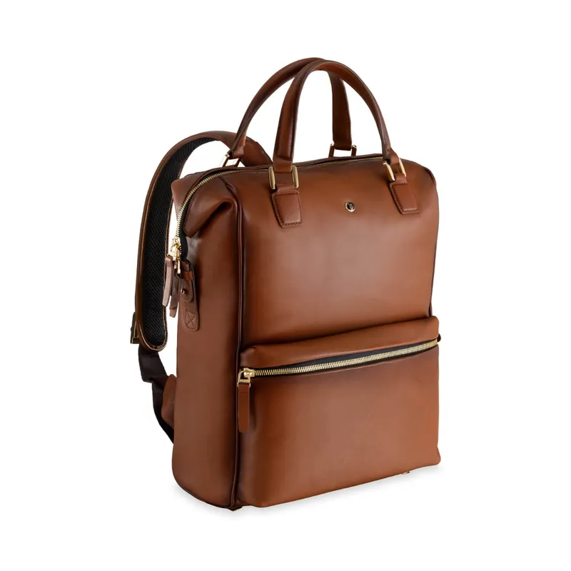 Lapis Bard Ducorium Roxton 15Inch Laptop Backpack Bag Cognac