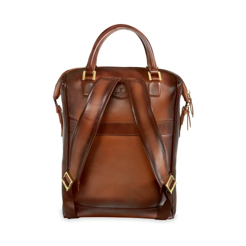 Lapis Bard Ducorium Roxton 15Inch Laptop Backpack Bag Cognac
