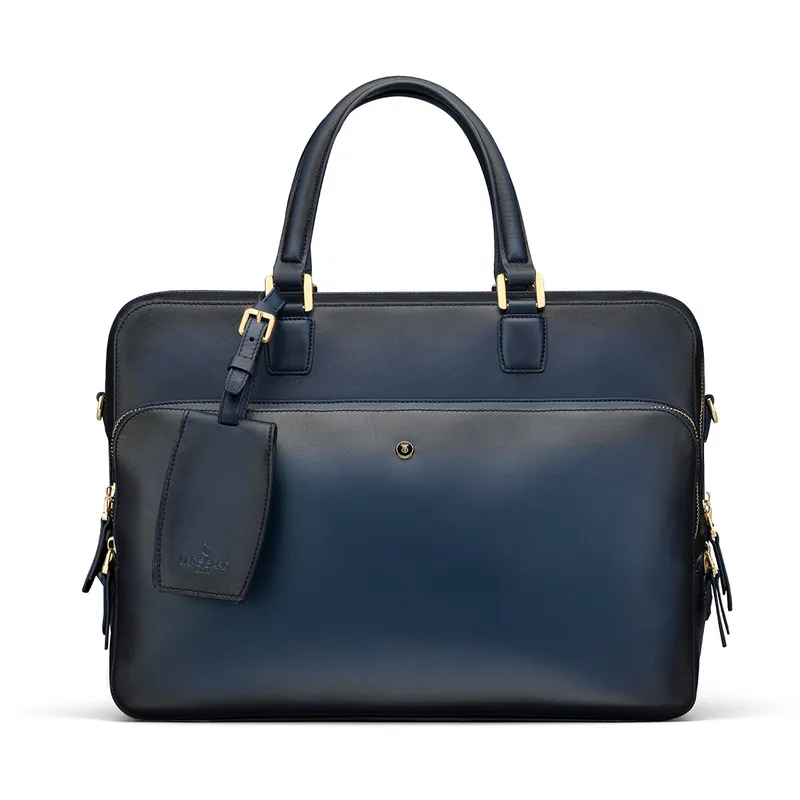 Lapis Bard Ducorium Dorchester 14Inch Laptop Business Bag Blue