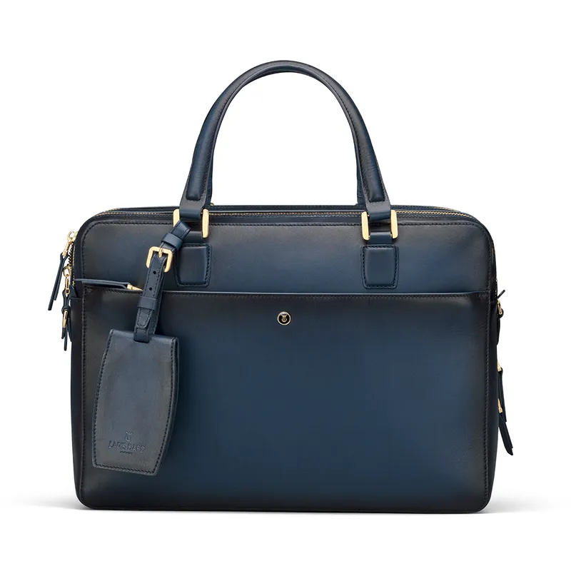Lapis Bard Ducorium Chester Slim 14Inch Laptop Business Bag Blue
