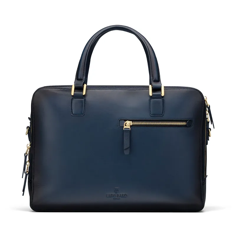 Lapis Bard Ducorium Chester Slim 14Inch Laptop Business Bag Blue