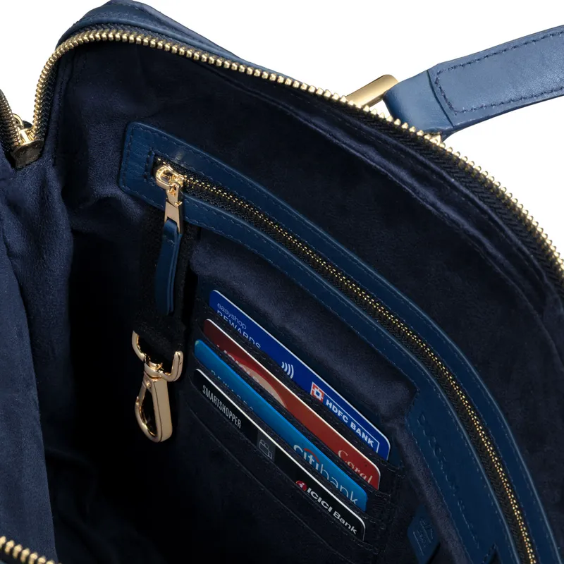 Lapis Bard Ducorium Chester Slim 14Inch Laptop Business Bag Blue