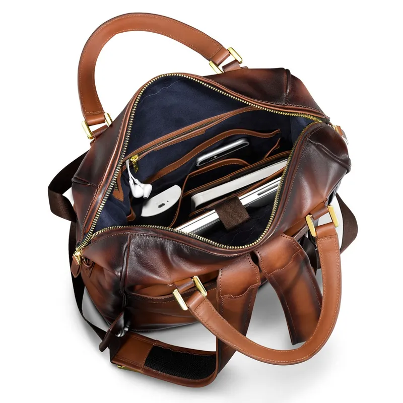 Lapis Bard Ducorium Roxton 15Inch Laptop Backpack Bag Cognac