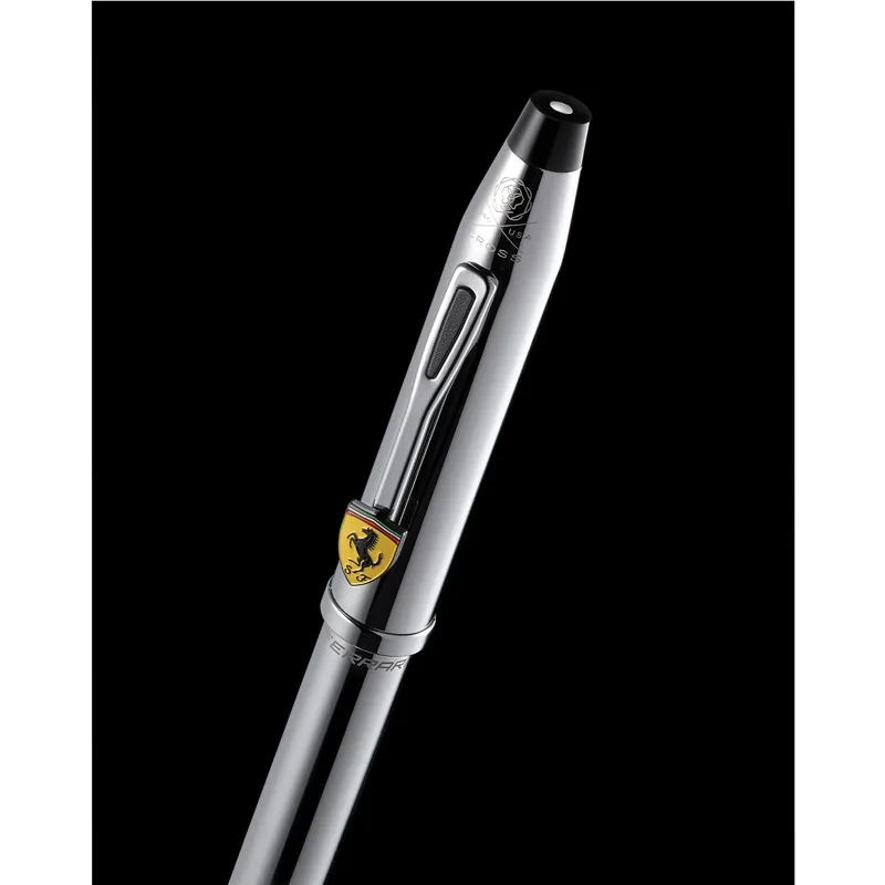 Cross FR0086-121MS Century II Ferrari Fountain Pen Medium Polished Chrome