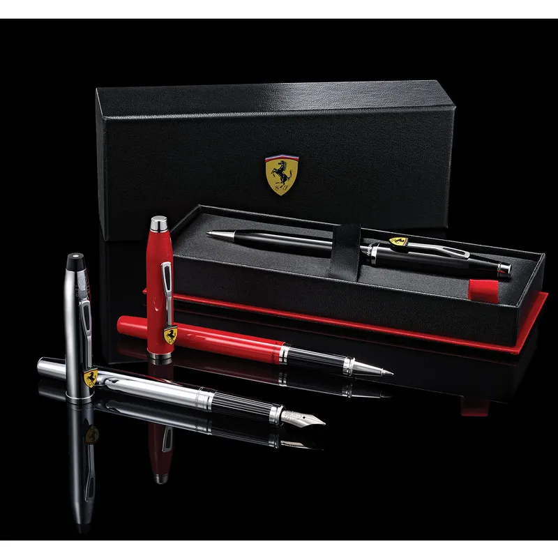 Cross FR0086-121MS Century II Ferrari Fountain Pen Medium Polished Chrome