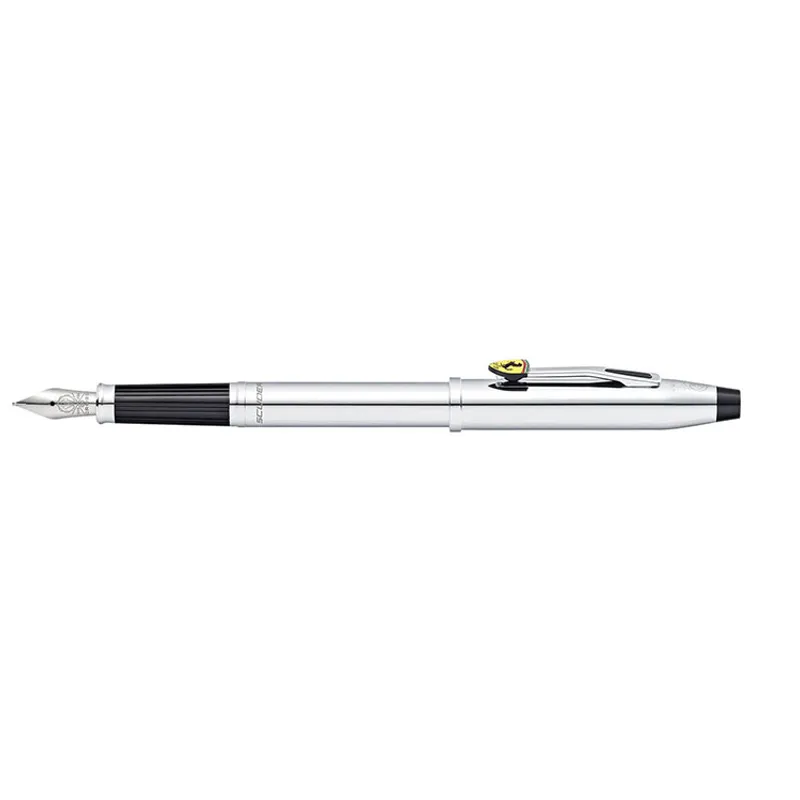 Cross FR0086-121MS Century II Ferrari Fountain Pen Medium Polished Chrome