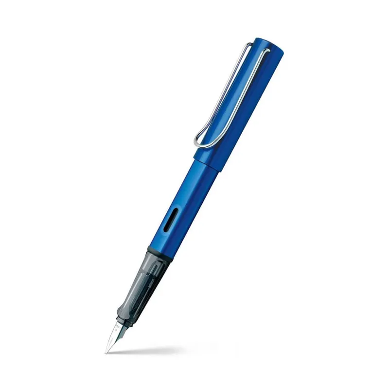 Lamy AL-Star 028 Fountain Pen Extra Fine Blue Ocean With Chrome Metal Clip